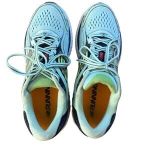 Women's NEW BALANCE 860 v7 light blue running shoes size 8 EUC